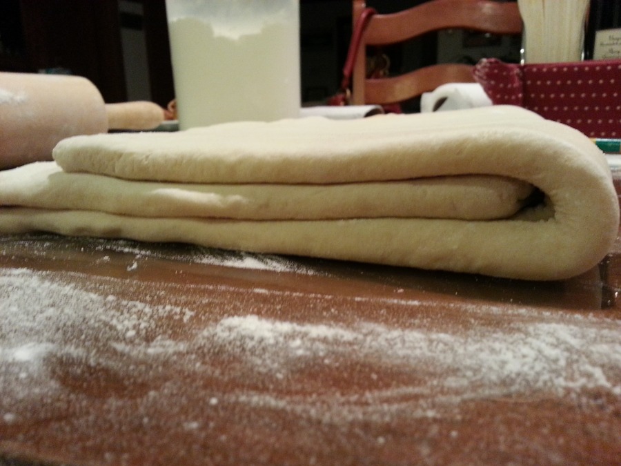 folding dough