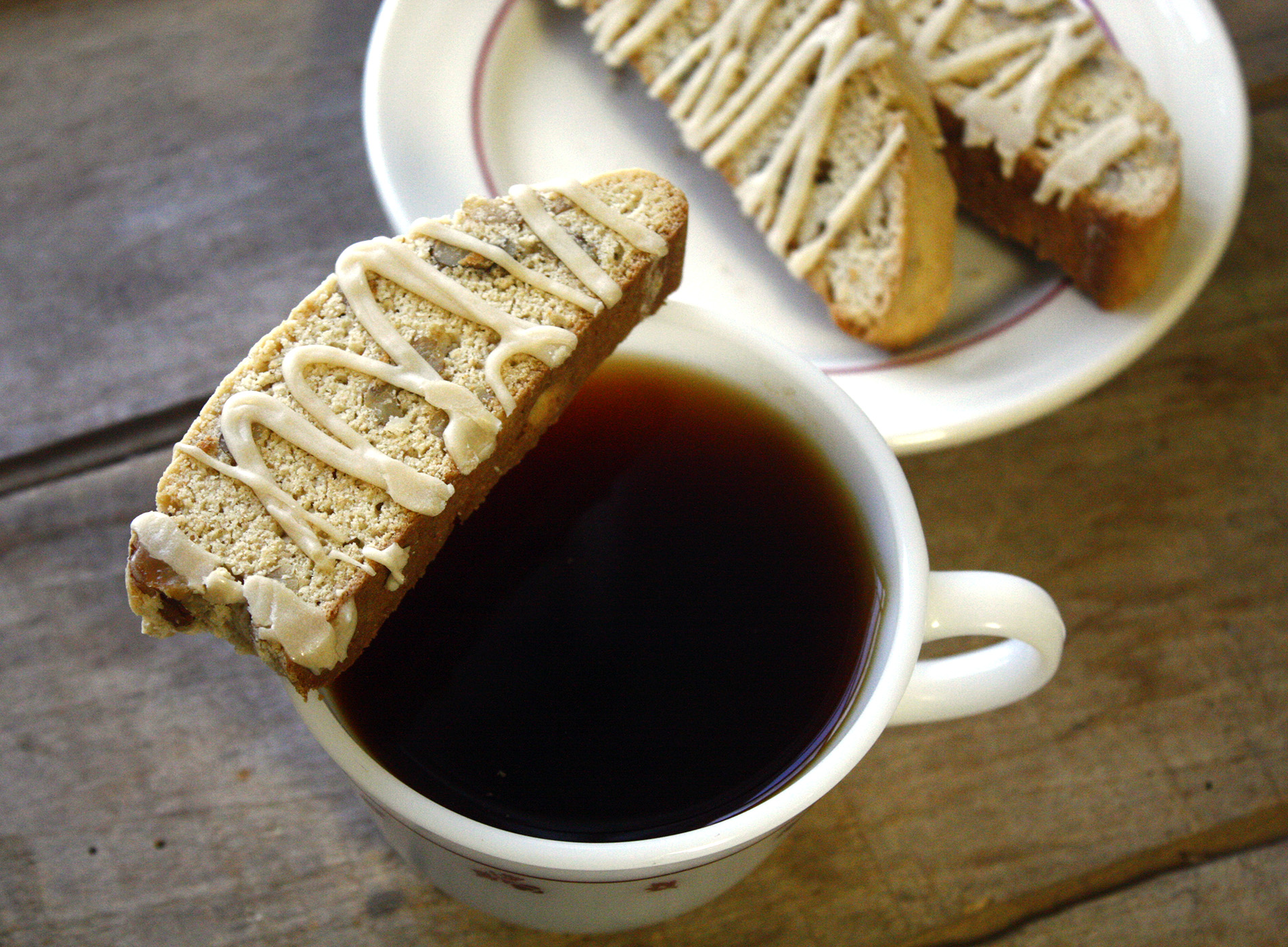 coffee and biscotti